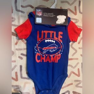 New NFL Buffalo Bills Baby Set 6-9 m